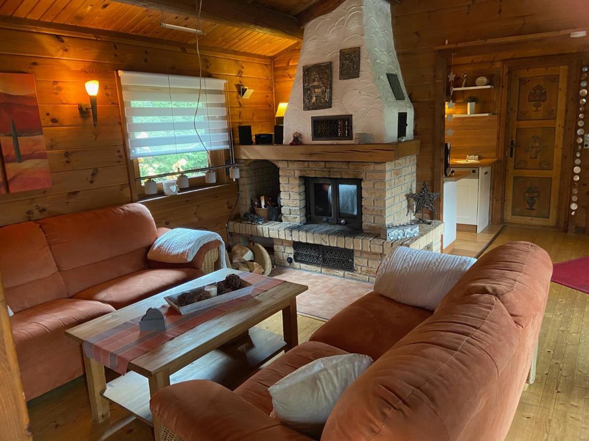 Blockhaus Ferienzauber Villa Bromskirchen Ngoại thất bức ảnh