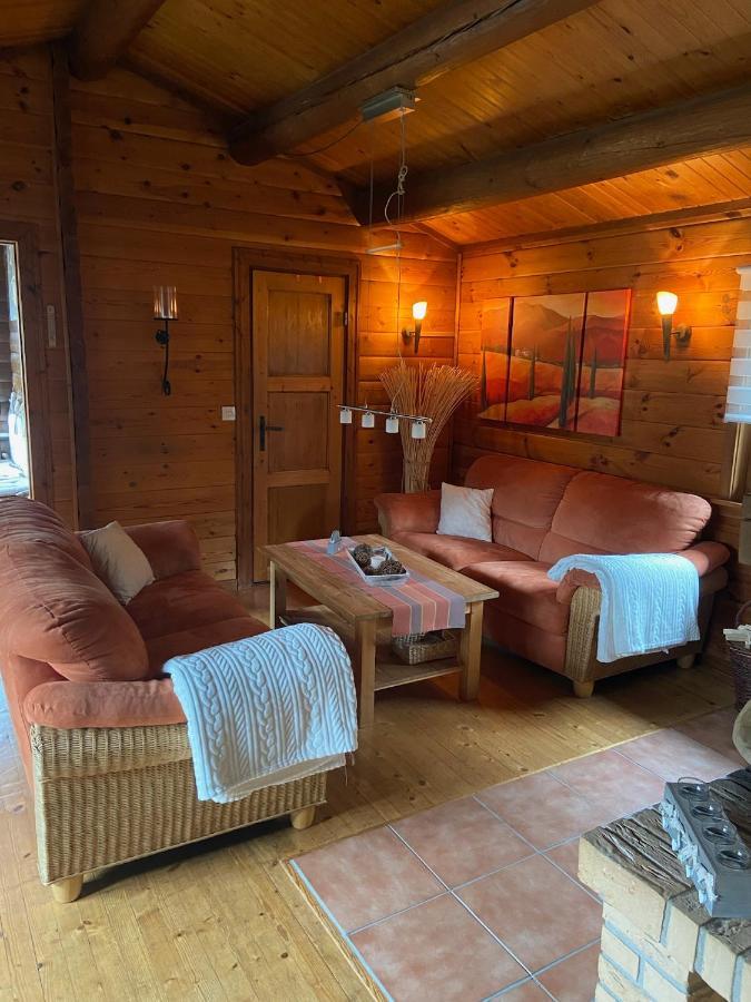 Blockhaus Ferienzauber Villa Bromskirchen Ngoại thất bức ảnh
