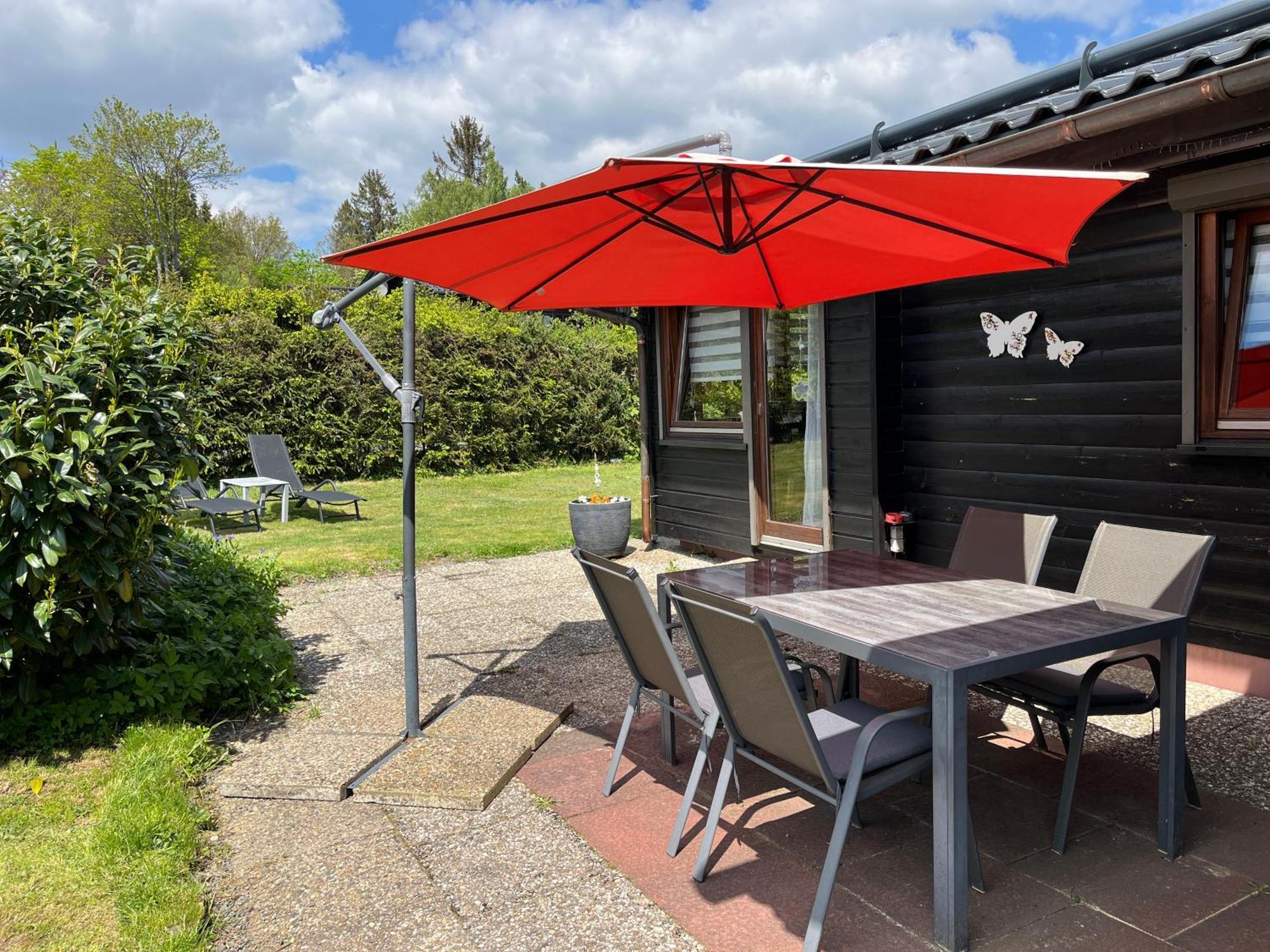 Blockhaus Ferienzauber Villa Bromskirchen Ngoại thất bức ảnh